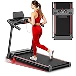 AoraPulse 3-in-1 Folding Treadmill with Incline & Handle, 3.0HP Brushless Motor, 330 lbs Capacity, LED Display, Portable Walking Pad Treadmill, Foldable Walking Treadmill for Home & Small Space