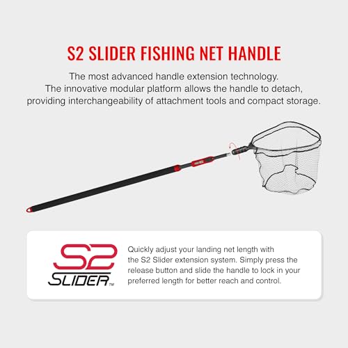 EGO S2 Slider Reach Fishing Landing Net, Large PVC Coated Mesh by Ego - Used condition - Image 3