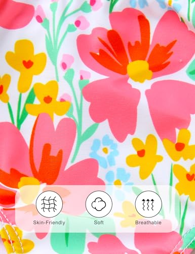 Toddler Baby Girl Swimsuits Summer Sleeveless Bathing Suit Two Piece Swimwear Bikini Bottom Beach Outfits Set 6M-5T4