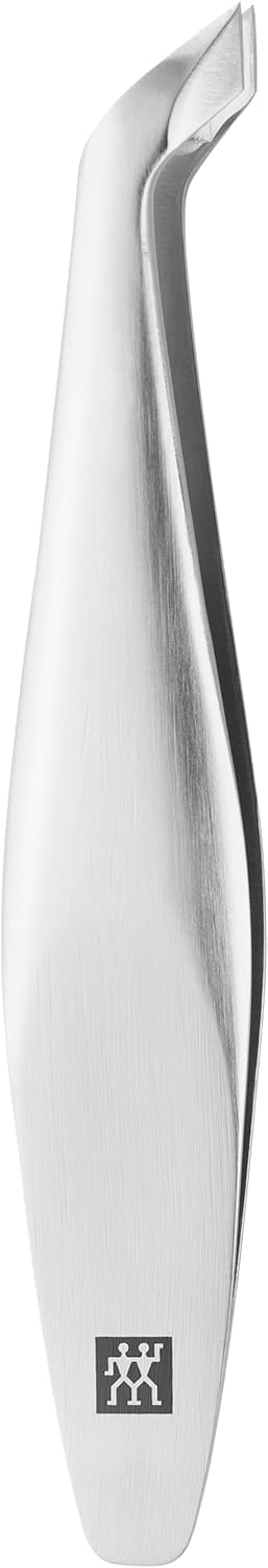 ZWILLING Tronchesino per cuticole (rimozione precisa dei residui di cuticole, bordi taglienti e angolati, ipoallergenico), finitura opaca, premium, argento