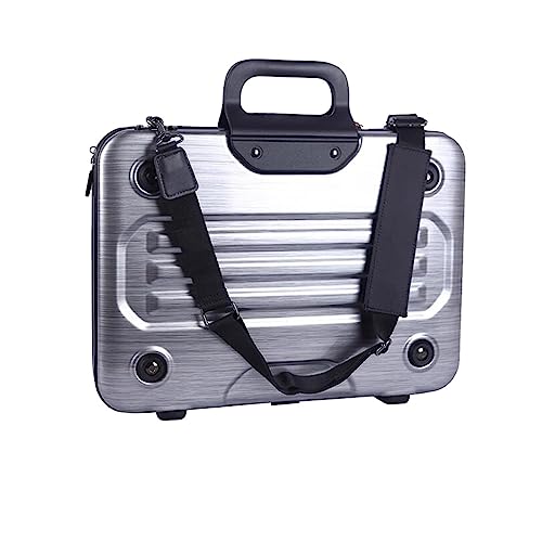 Metal Briefcase Tote Computer Case Bag Business Slim Shoulder Documentation Office Lawyer Briefcase3