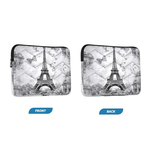 Funda para portátil estilo Torre Eiffel retro 13-14 pulgadas miniatura 2