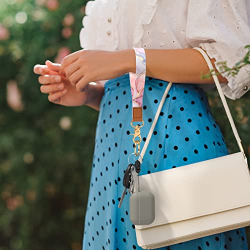 Image of Wrist Lanyard Key Chain, Cute Wristlet Strap Keychain Holder for Women Men Car Keys ID Badges Card Wallet Phone Camera