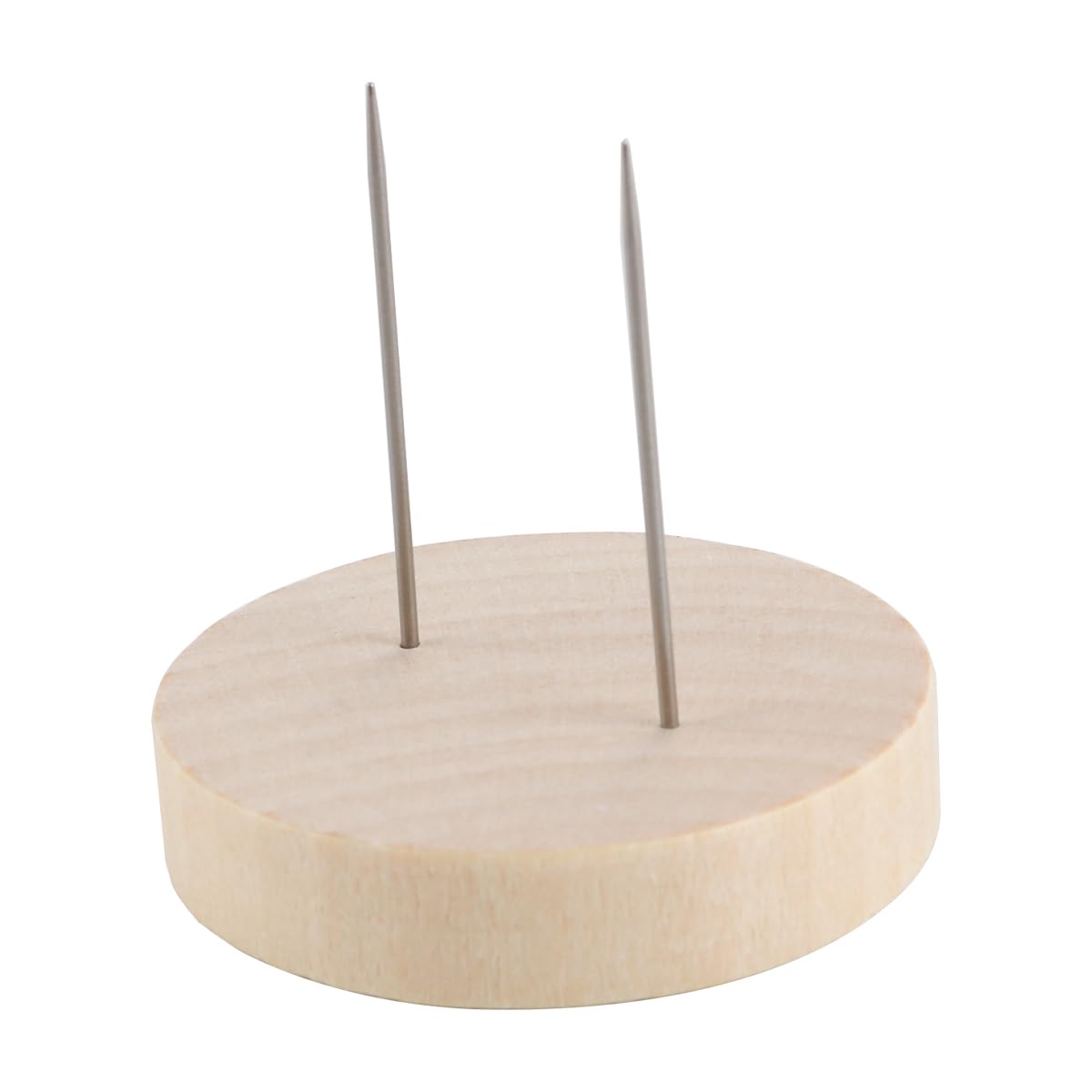 Supporto per bambola all'uncinetto in legno con perni metallo, esposizione amigurumi 10 pezzi