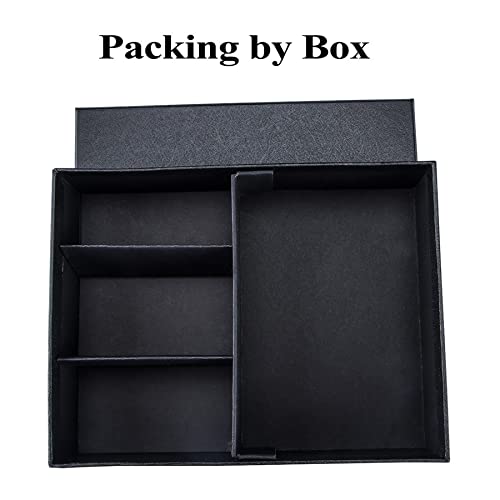 Cow Leather Formal Men Belt Vintage Automatic Buckles Suit Dress Business Waistband Gift Boxed Mens Belts Set4