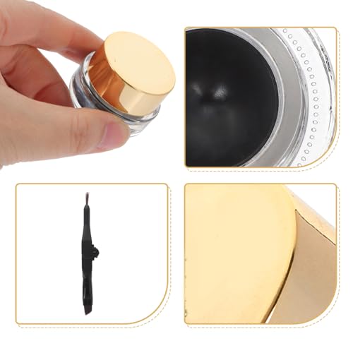 Delineador en gel cremoso impermeable y portátil miniatura 3