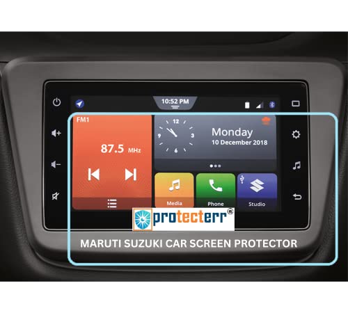 Image of 9H Screen Protector Guard Compatible For MARUTI SUZUKI S-CROSS Car Infotainment System (7 Inch) - Car Gps Navigation Display Touchscreen Protective Film accessories [Not A Tempered Glass]