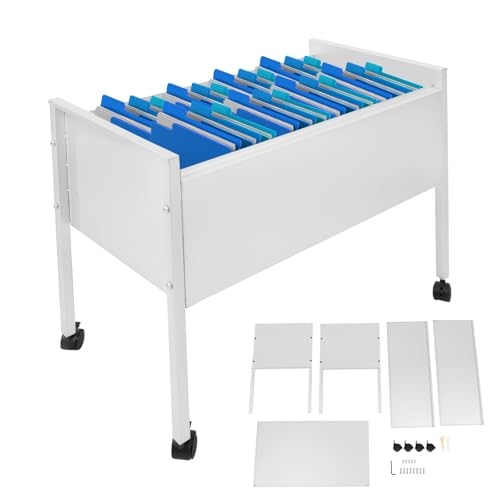 ROGONPDK Rollbarer Aktenschrank, Aktenordner mit Rädern,...
