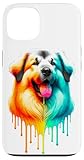 Photo Gallery dripping paint art anatolian shepherd dog custodia per iphone 13 Photo Gallery dripping paint art anatolian shepherd dog custodia per iphone 13