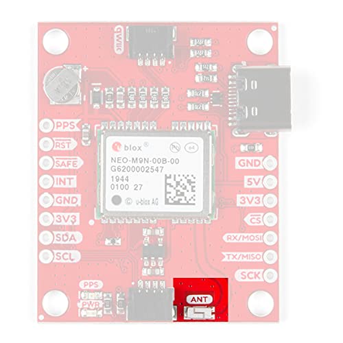 sparkfun gps breakout neo m9n chip antenna qwiic breakout no soldering required breadboardable contains a rechargeable backup battery allowing a
