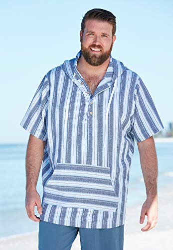 KingSize Men's Big & Tall Gauze Short-Sleeve Hoodie4