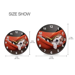 Alazaanimaldogbeaglepuppywallclockbatteryoperatedsilentnontickingclocksforlivingroomdecor12inch95inch Urban Country Home Decor Alaza animal dog beagle puppy wall clock battery operated silent non ticking clocks for living room decor 12 inch 95 inch urban country home decor