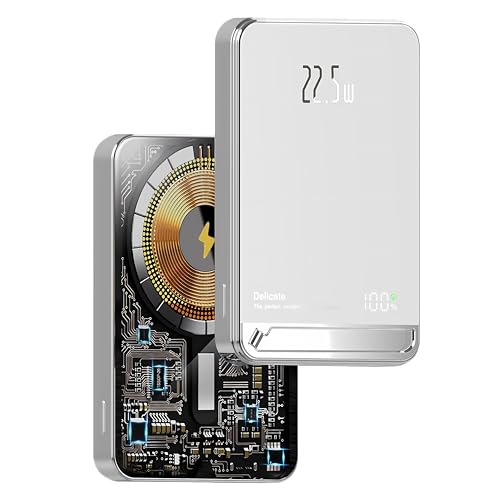🔋 Design Personalizzabile e Magnetico: Scegli tra una gamma di colori diversi e goditi il nostro design magnetico innovativo che si armonizza con il tuo stile personale. Le nostre batterie sono progettate per essere uniche come te, offrendo al contempo prestazioni di ricarica eccezionali.