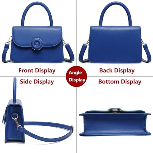 Image of Mini Crossbody Bag for Women, Cute Mini Purse, Ladies Small Top Handle Satchel, Trendy Daily Clutch PU Leather