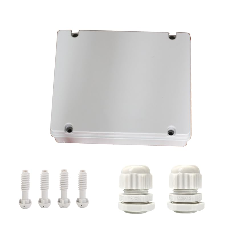 VangoShell Junction Box Waterproof Universal Fit Protection Rating IP65 Electrical Cable Connection Outdoor Use 14.96"x11.81"x4.72" (380x300x120mm) Grey