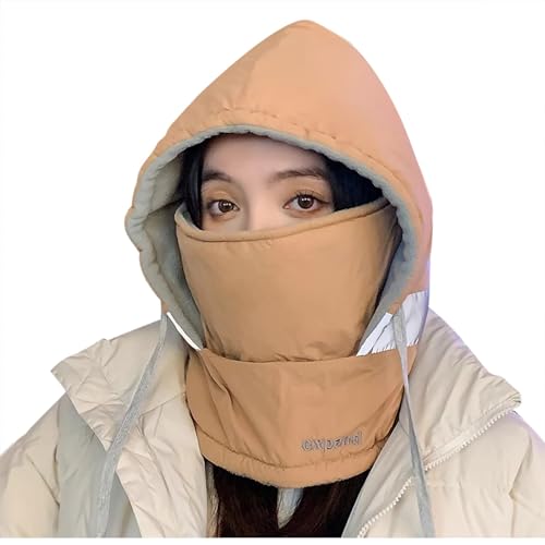 PasamontañAs Hombre Mujer,Sombreros para Hombres y Mujeres del Mismo Tipo para otoño e Invierno Ciclismo Ciclismo cálido Ciclismo Cara una Cubierta para la Cabeza