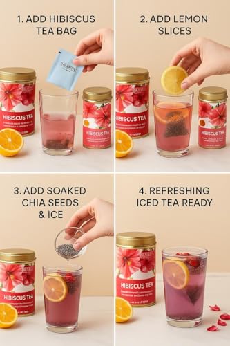 Image of Namhya Period Care Hibiscus Tea | Relieves Cramps & PMS | 20 Tea Bags