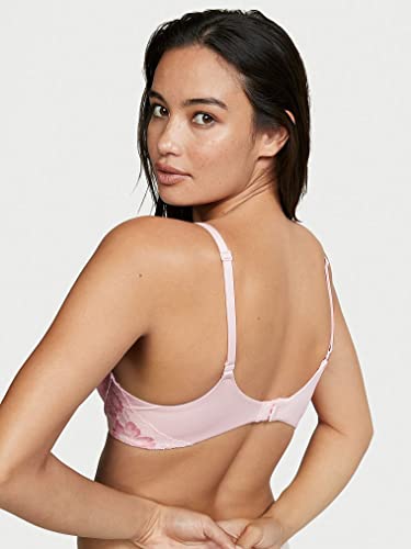 Victoria's Secret Everyday Comfort Push Up Bra, Moderate Coverage, Padded, Plunge Neckline, Bras For Women, Body By Victoria Collection, Pink (38C) #TOP14