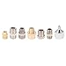 KKmoon Professional 7pcs Airbrush Adaptor Kit Fitting Connector Set for Compressor & Airbrush Hose