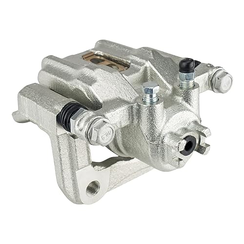 Image of KAX Disc Brake Caliper Assembly with Bracket Compatible with Select Honda and Acura Models - CR-V 2007-2016(07-11 Only fit Built in Japan), RDX 2013-2018, Crosstour 2012-2015 - Rear Left Driver Side