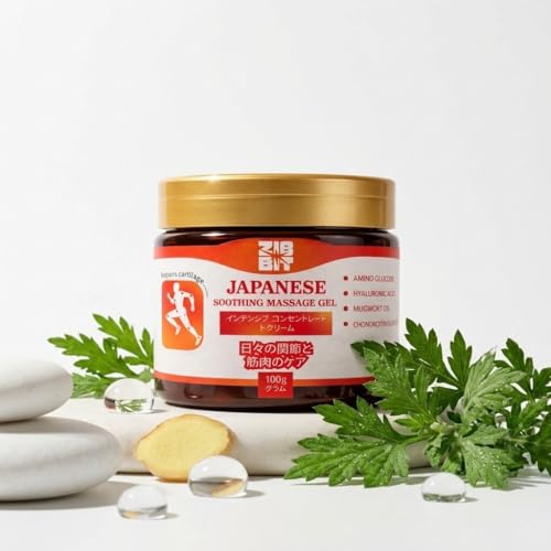Image of Zibbit Japanese Formula Pain Relief Soothing Gel for Joint & Muscle Pain - Fast Absorption Formula - 100gm