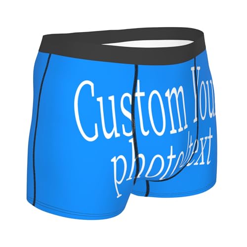 Custom Men Boxer Briefs With Photo Image Logo Name Personalized Underwear For Men Husband3