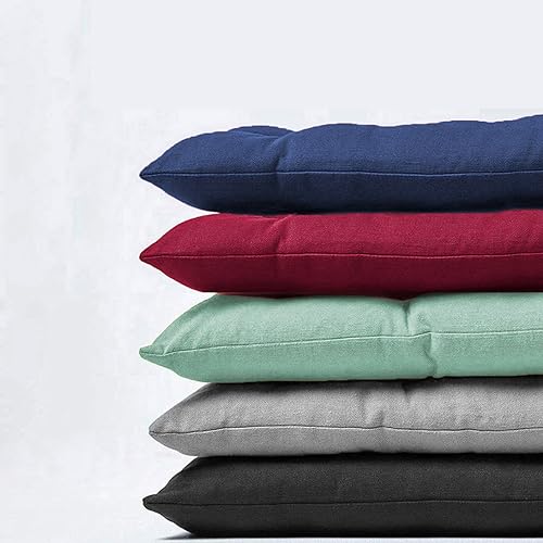 Genérico Cojín Grueso de algodón de 8 cm para Banco de 2 o 3 plazas, para Interior y Exterior, de 100 o 120 cm, para Columpio, Patio, hogar y Suelo (Beige, 170 x 55 cm)