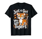 Cute Tiger Just a Girl Who Loves Tigers T-Shirt