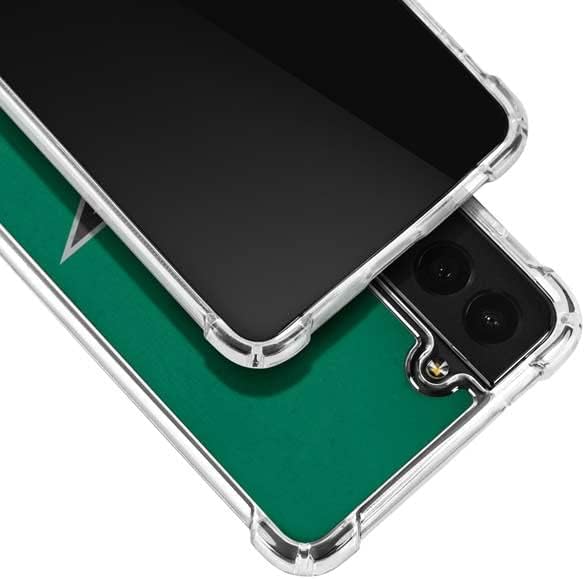 Skinit Clear Phone Case Compatible with Galaxy S22 Plus - Officially Licensed NHL Dallas Stars Distressed Design