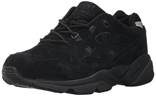 Image of Propet Womens Tour Walker Strap Walking Walking Sneakers Shoes - Black