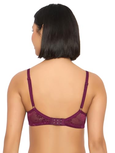 Image of Clovia Women's Lace Lightly Padded Non-Wired Bridal Bra