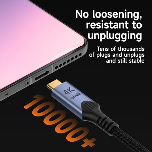 Image of Long USB-c Cables 2 Pack 10FT, 100W Fast Charging, 20Gbps SuperSpeed USB 3.2 Gen 2x2, 4K@60Hz Video, Compatible with Thunderbolt 4 /3