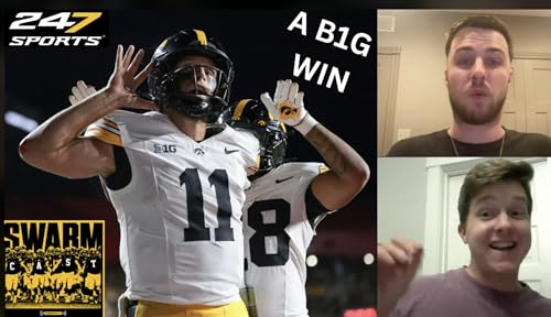 Page de couverture de Swarmcast: Instant Reaction to Iowa's 38-28 win over Rutgers