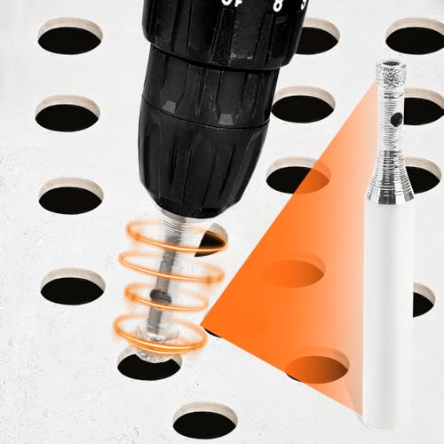 Dophee 5PCS Diamond Coated Core Drill Bits, Dry Diamond Drill Bits Set Hole Saw Porcelain Tile Drill Bit for Glass Tile Stone Granite Ceramics Marble Hard Materials (3mm) 3 Dophee 5PCS Diamond Coated Core Drill Bits, Dry Diamond Drill Bits Set Hole Saw Porcelain Tile Drill Bit for Glass Tile Stone Granite Ceramics Marble Hard Materials (3mm) - Image 3