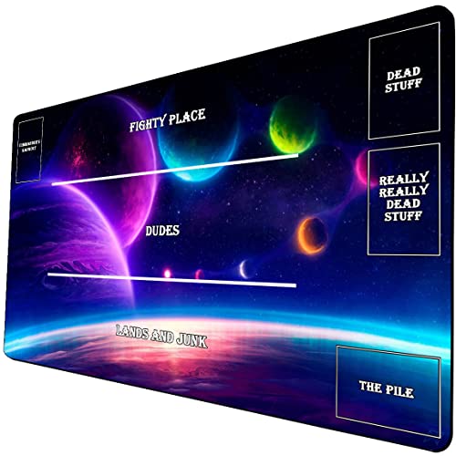 board game starlight TCG Playmat -Starry Sky MTG Playmat - Also Great as a Mouse Pad 418 With Zones