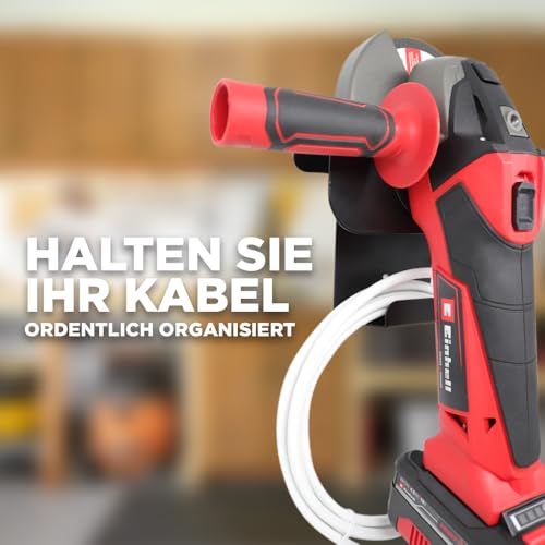Wandhalterung für Winkelschleifer – Flex Halterung, Universalhalter für Winkelschleifer, Werkzeughalterung für Werkstatt und Garage, stabile Winkelschleifer-Wandhalter