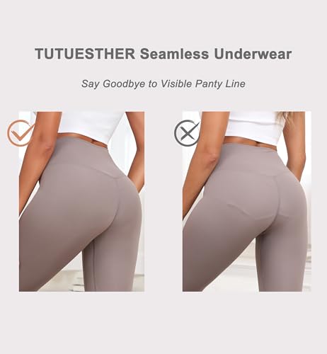 Seamless Underwear Women No Show Hipster Panties Mid Rise Full Coverage Soft Panties4