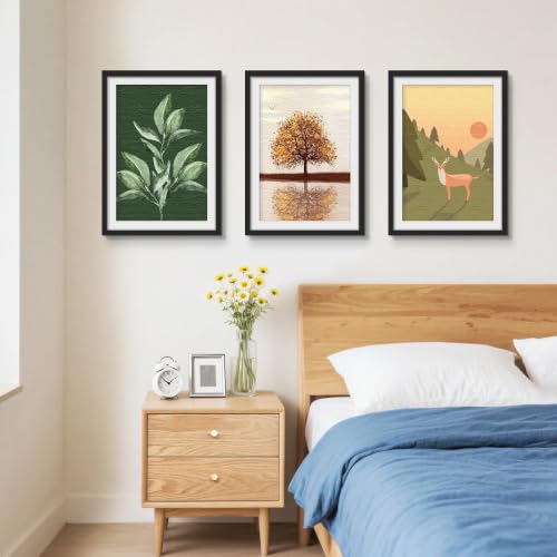 Image of Picrit 19x27 Black Poster Frame, Picture Frame for Wall, 3 Pack