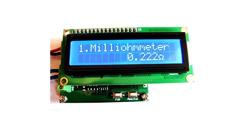 HR390 Milliohm Meter Low Resistance Tester Ohmmeter to Measure Resistance Value