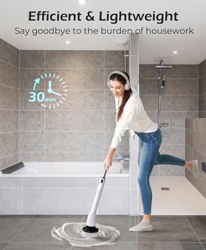 LyriFine-Electric-Spin-Scrubber-2024-New-Full-Body-IPX7-Waterproof-Bathroom-Cleaner-Brush-Shower-Scrubber-with-Long-Handle-2-Speed-Heads-Replacement-Cleaning-Supplies-for-Tub-Shower-Tile-Floor 410UT5vtaQL