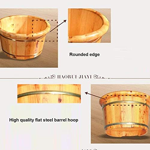 Spa de pies de madera con efecto masaje 26cm alto miniatura 7