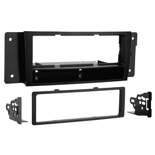 Kit tableau de bord Dash Kit pour installation d'autoradio double DIN de voiture noire
