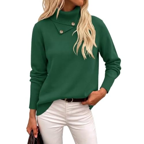 LOMON Sweaters for Women 2026 Fall Winter Turtlene