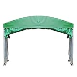 Tejido mejorado, lona de PVC engrosada, aislamiento térmico y durabilidad, parasol exterior, interior impermeable, doble protección.