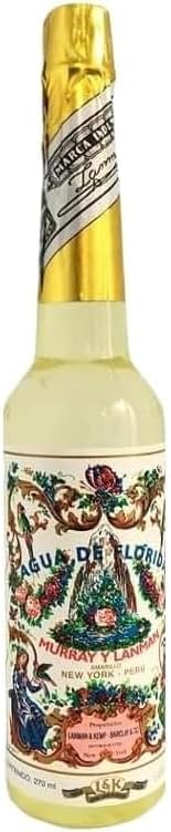 Agua Florida 270ml Colonia 100% Original Perú Amarilla Murray & Lanman
