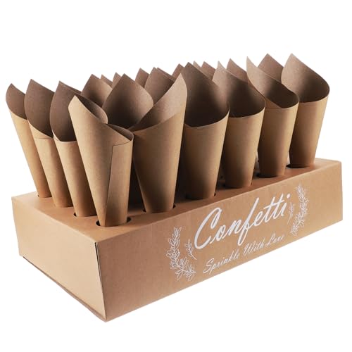 Cônes en papier kraft sans odeur pour préserver vos chocolats de fête - 2