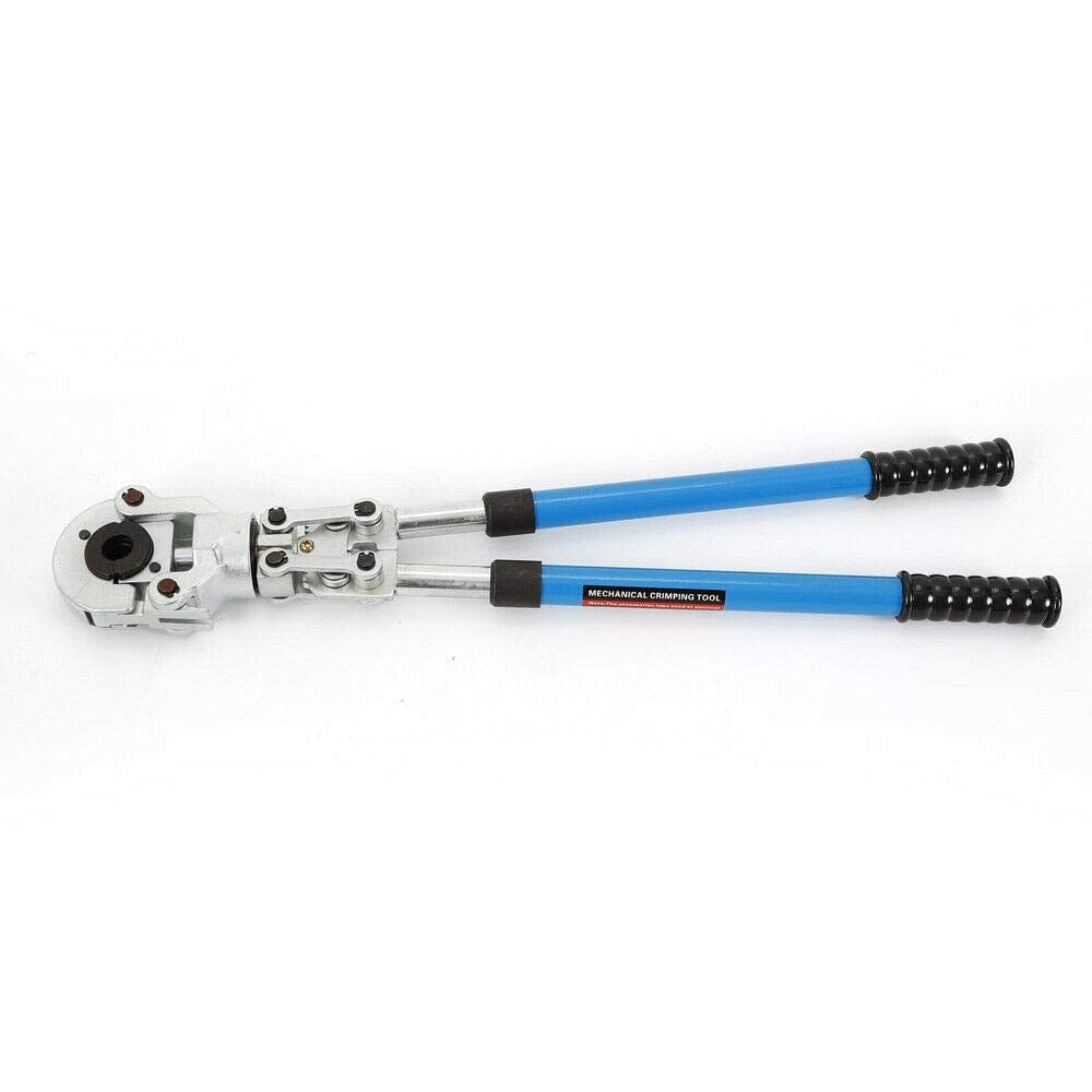 Juego de alicates de prensado, herramienta de prensado TH V-Kontur PEX, herramienta de crimpado, 16-32 mm, tubo de aluminio, tubo de aluminio, color azul