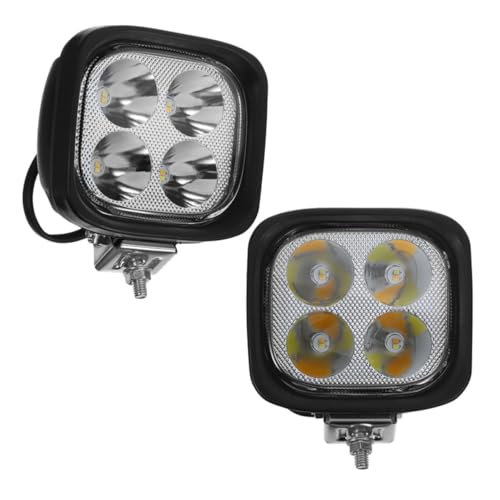 Focos LED para montacargas USHOBE con 2 luces de trabajo recargables de plástico resistente