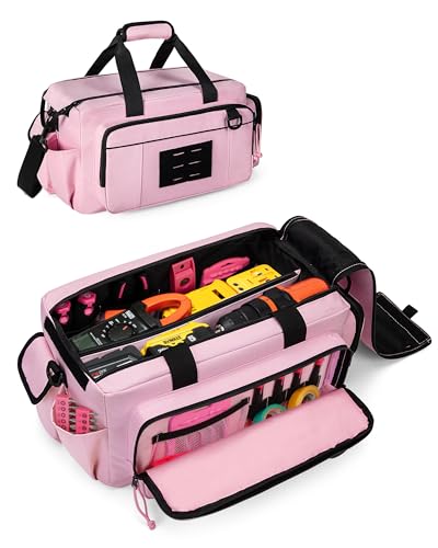 Trahzia Pink Tool Bag for Women 16 Inches Tool Storage Organizer Box