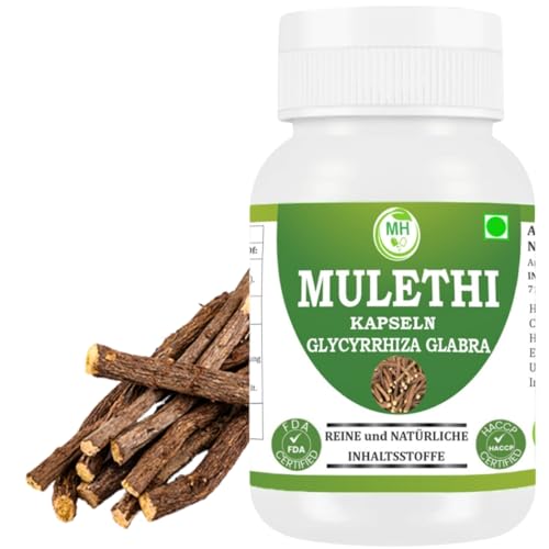Morsan Healthcare Mulethi-Kapseln | Reiner Süßholzwurzel-Extrakt |...